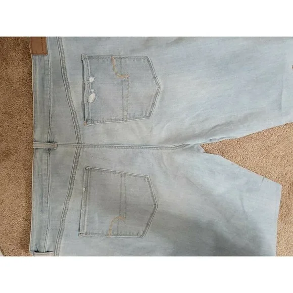 American Eagle Distressed High Rise Jegging Crop Size Plus 24 NWOT - Picture 7 of 7